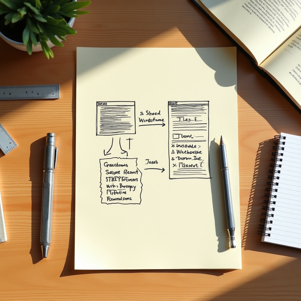 Diagram showing how structured data connects webpage content to Google rich results